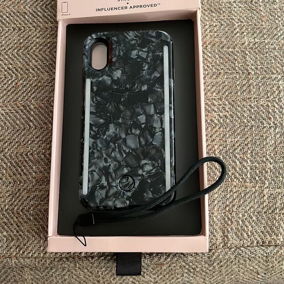 Lumee IPhone X duo Instafame Lighted Case - Picture 2 of 5